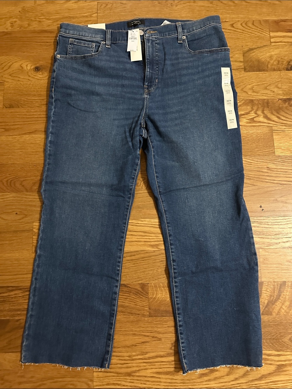 Banana Republic Mid-Blue Straight-Leg Jeans